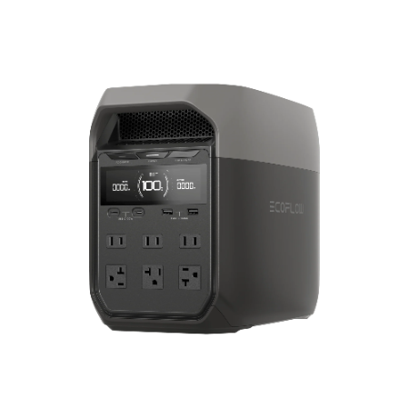 EcoFlow DELTA 3 – 1024Wh Estación de Energía Portátil 1800W AC (3600W Pico) | Carga Total en 56 Min | Batería LFP Expandible