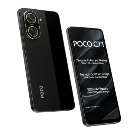 XIAOMI POCO C71 4GB+128GB - NEGRO | MultiStore Cuba | Hogar