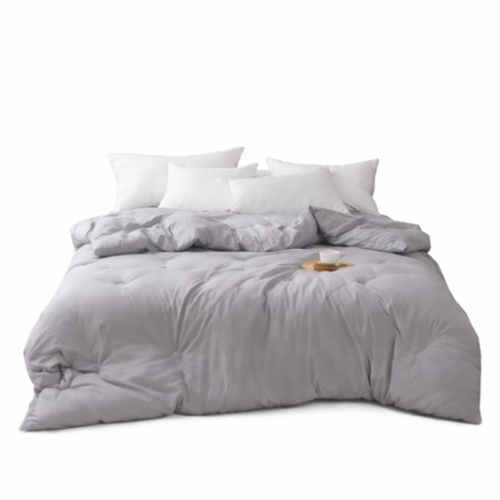 EDREDÓN GRIS SUAVE Y LIGERO 150 x 200 CM